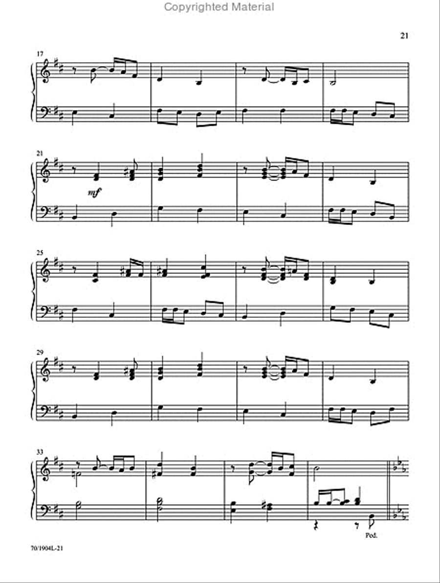 And Through Eternity I’ll Sing On Organ Solo scores gallery preview page 13