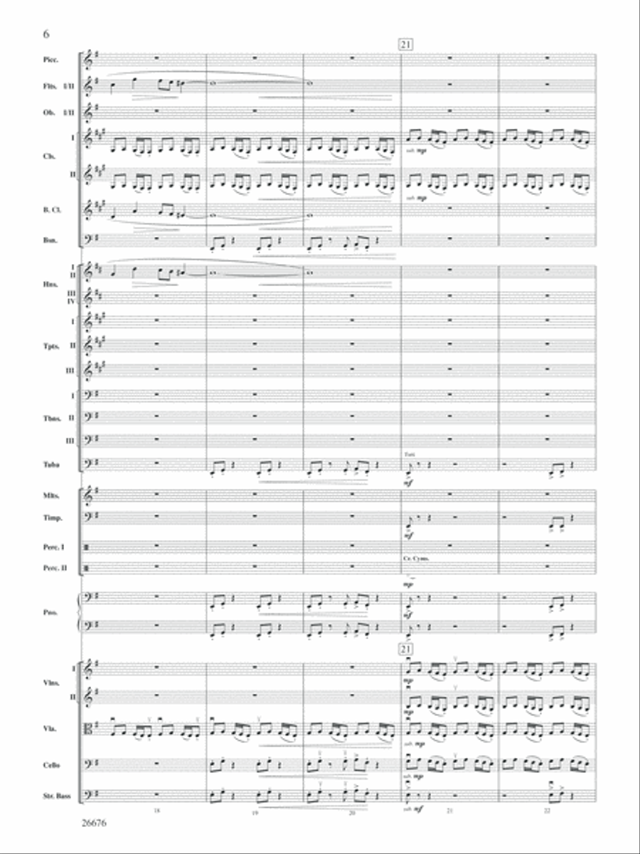 Suite from the Star Wars Epic -- Part I: Score Full Orchestra scores gallery preview page 6