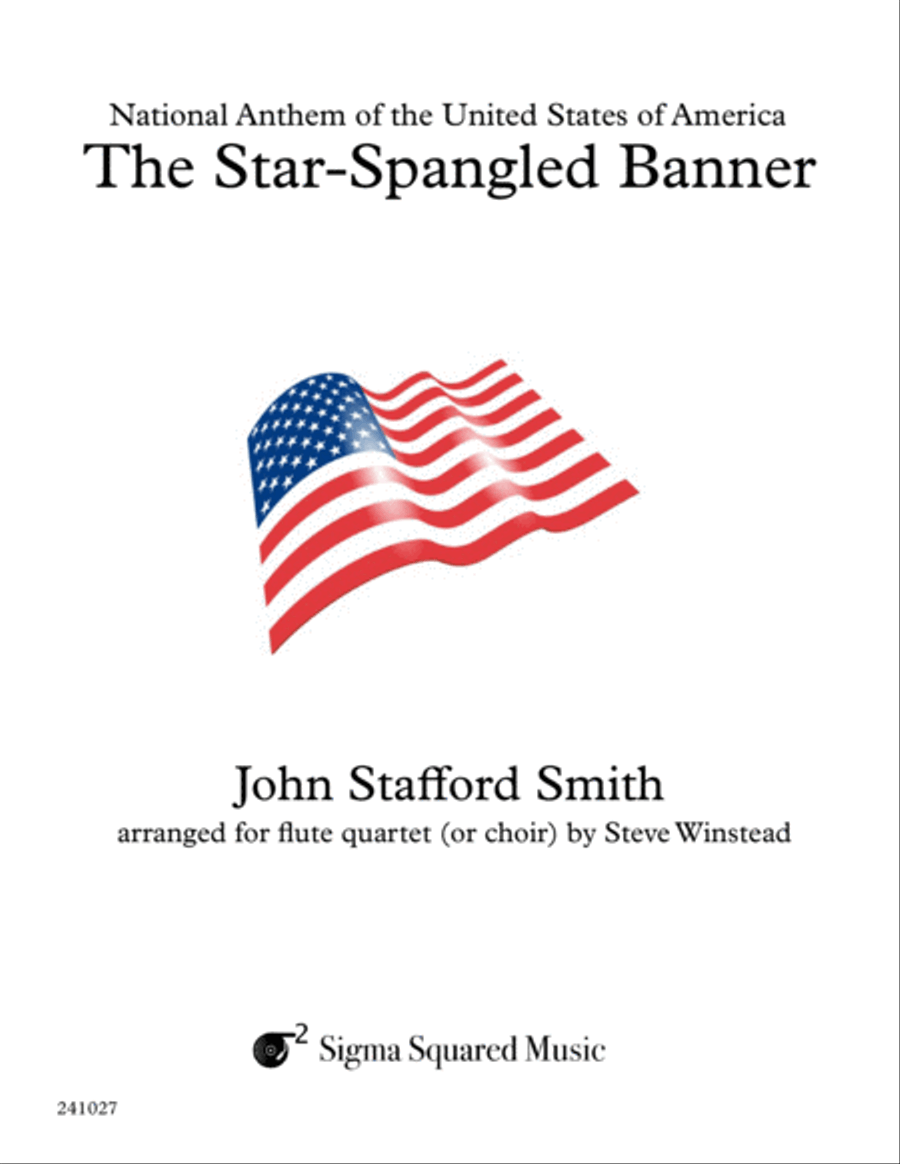 The Star-Spangled Banner for Flute Quartet or Choir Choir scores gallery preview page 1