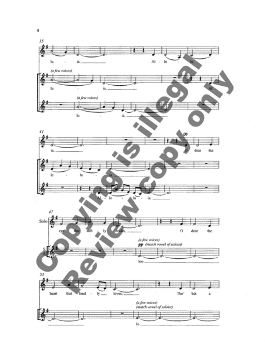 Hebrides Lullaby (The Christ Child's Lullaby) SA scores gallery preview page 9