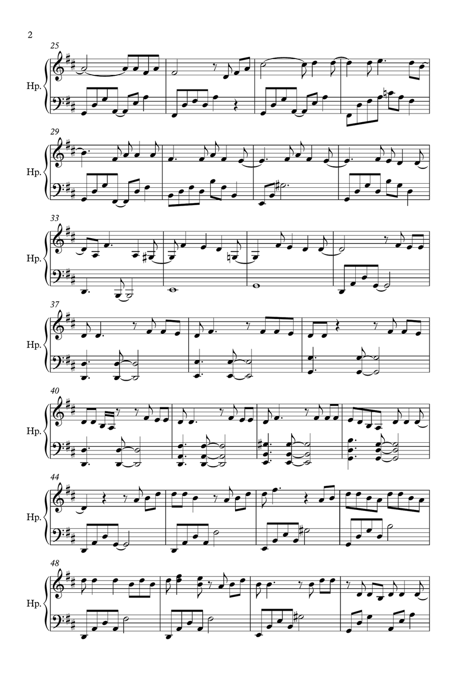 Everything Harp scores gallery preview page 2