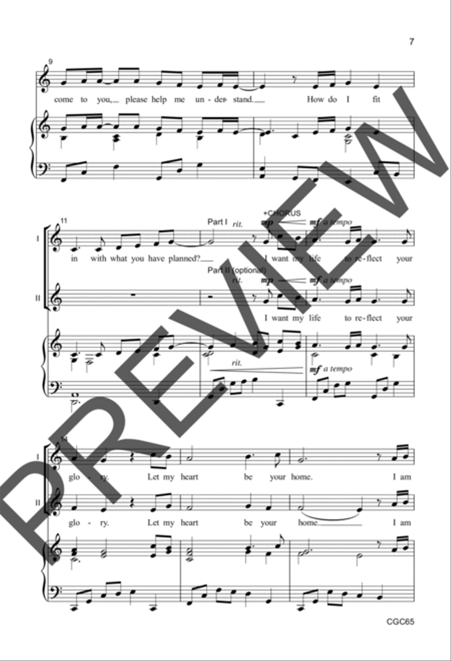 Journey to Bethlehem Preview Kit (Score & CD) Unison Choir scores gallery preview page 7