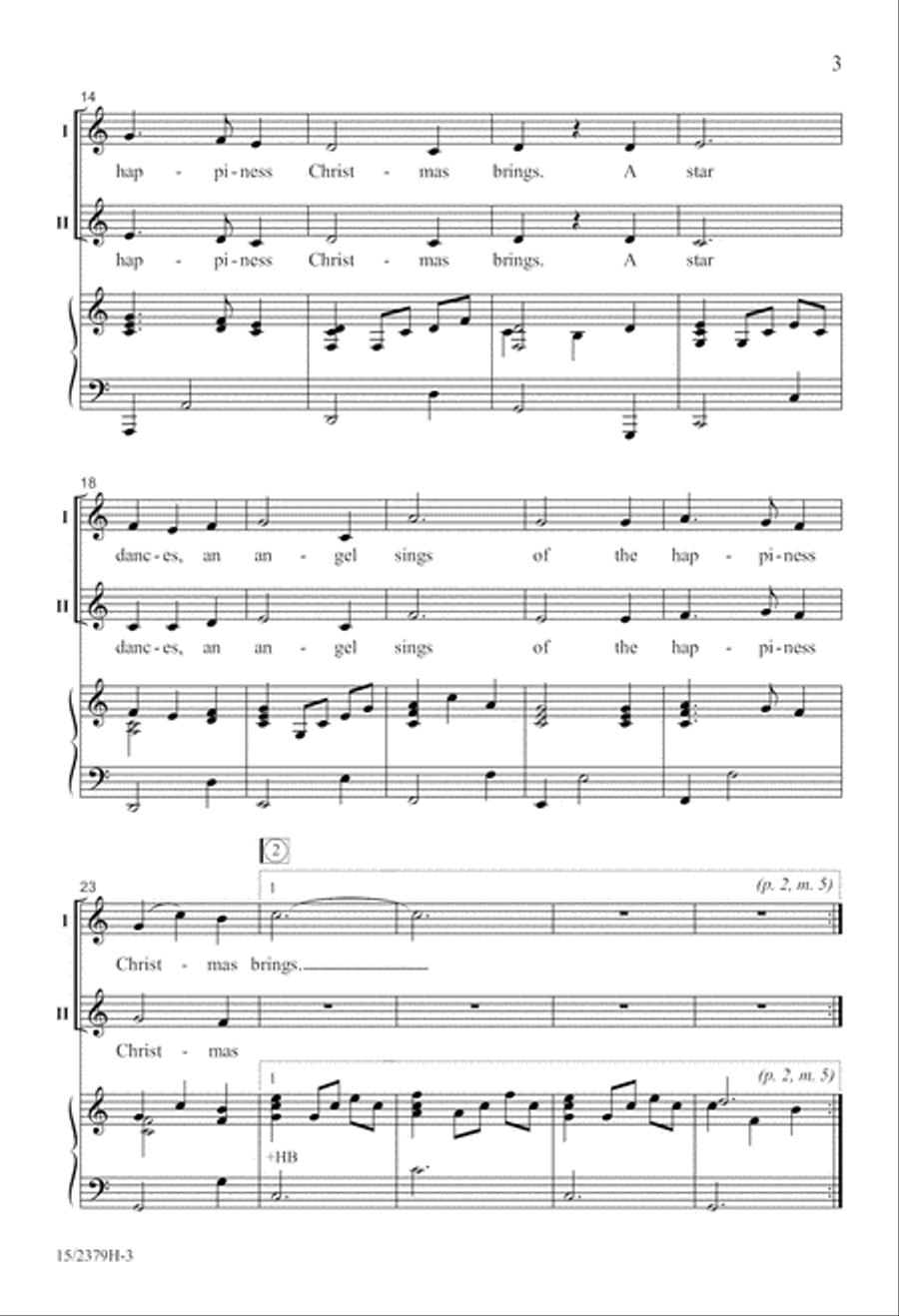 A Star Dances, an Angel Sings 2-Part scores gallery preview page 4