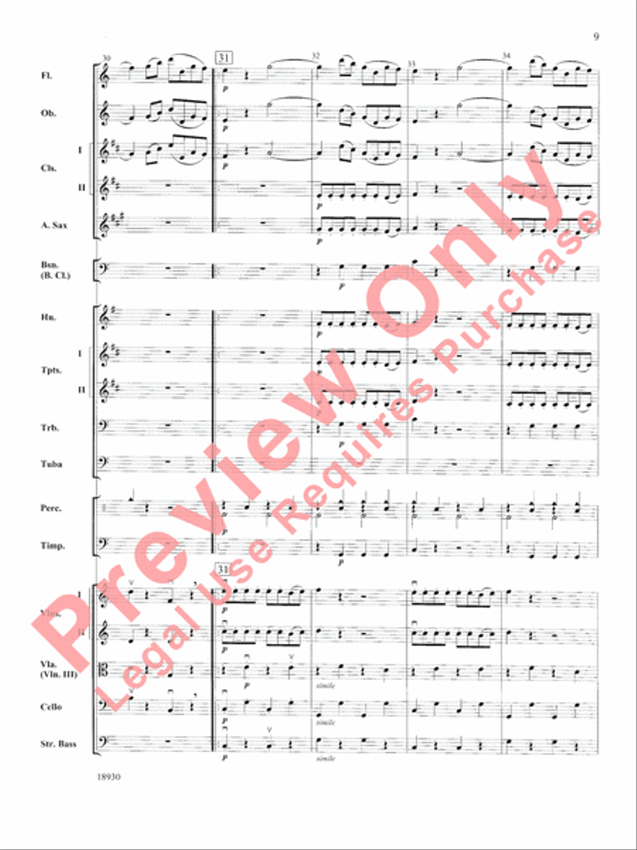 The Magic Flute The Magic Flute Full Orchestra scores gallery preview page 10