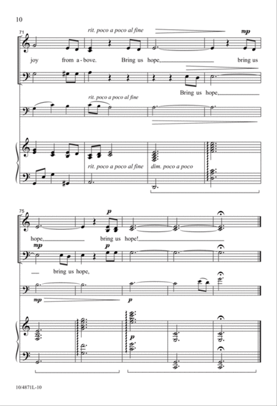 Bring Us Hope 3-Part scores gallery preview page 10