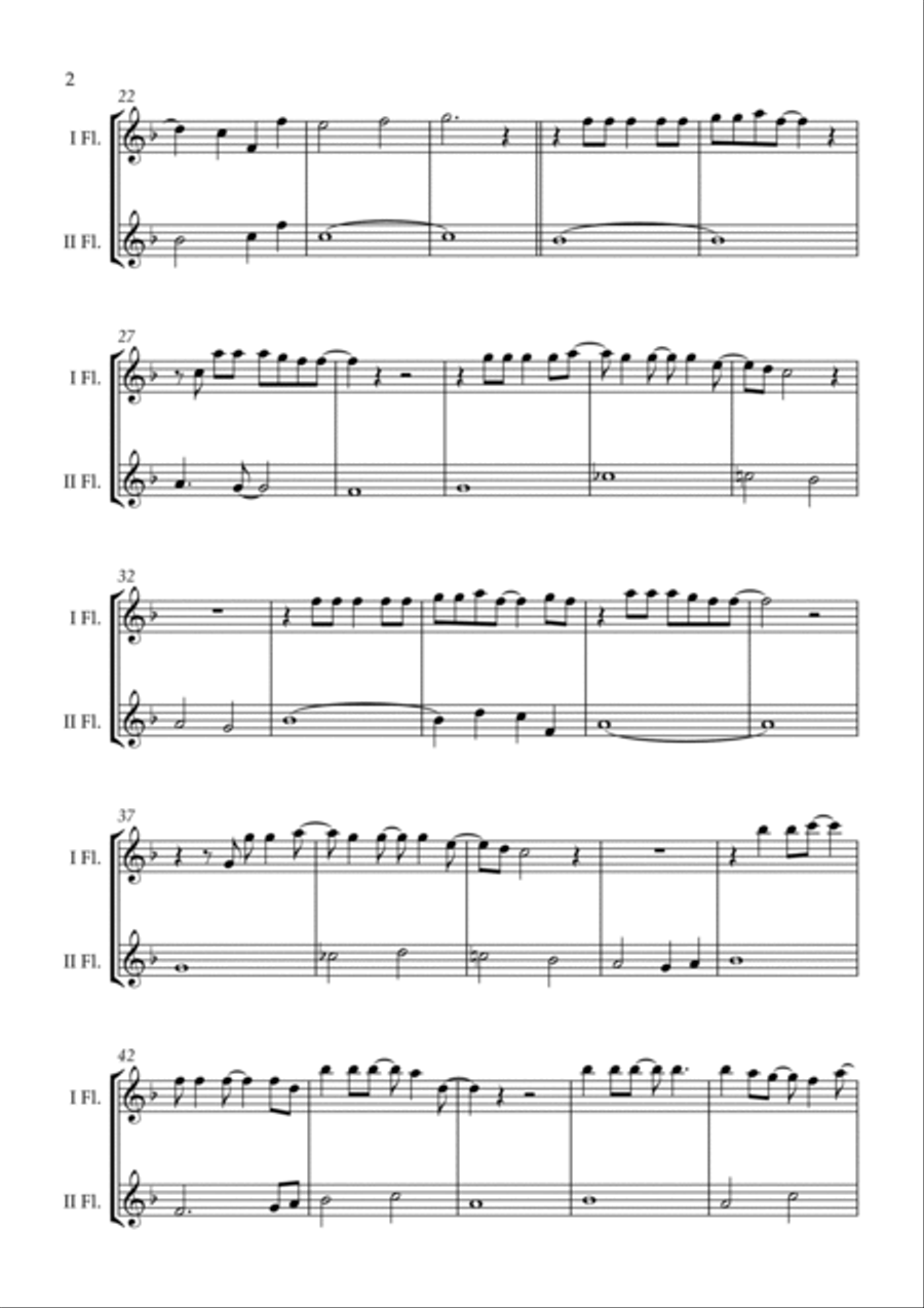 Patience Patience Flute Duet scores gallery preview page 2