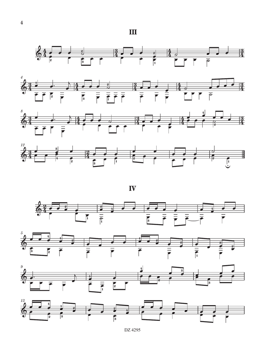 20 Études miniatures by Adrian Andrei Classical Guitar - Digital Sheet Music page 4