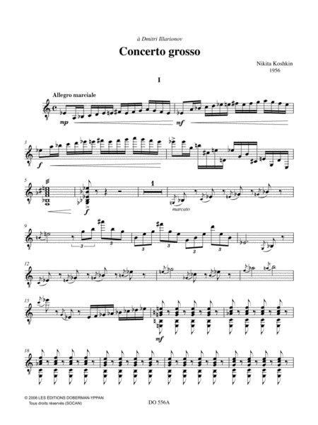 Concerto grosso (guit. part)