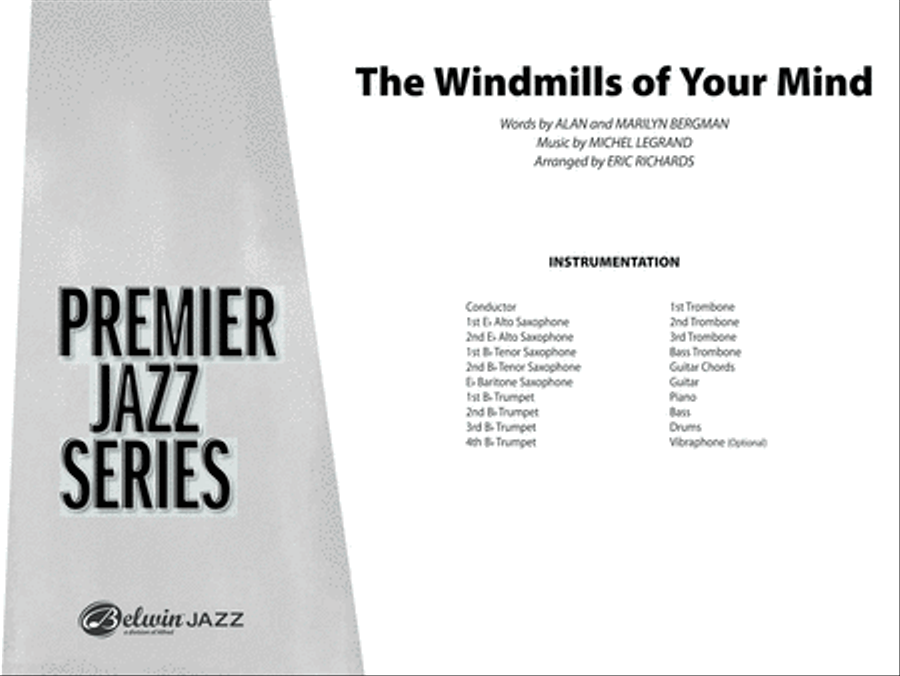 The Windmills of Your Mind: Score Jazz Ensemble scores gallery preview page 1