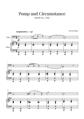 Edward Elgar - Pomp and Circumstance (for Tuba and Piano)