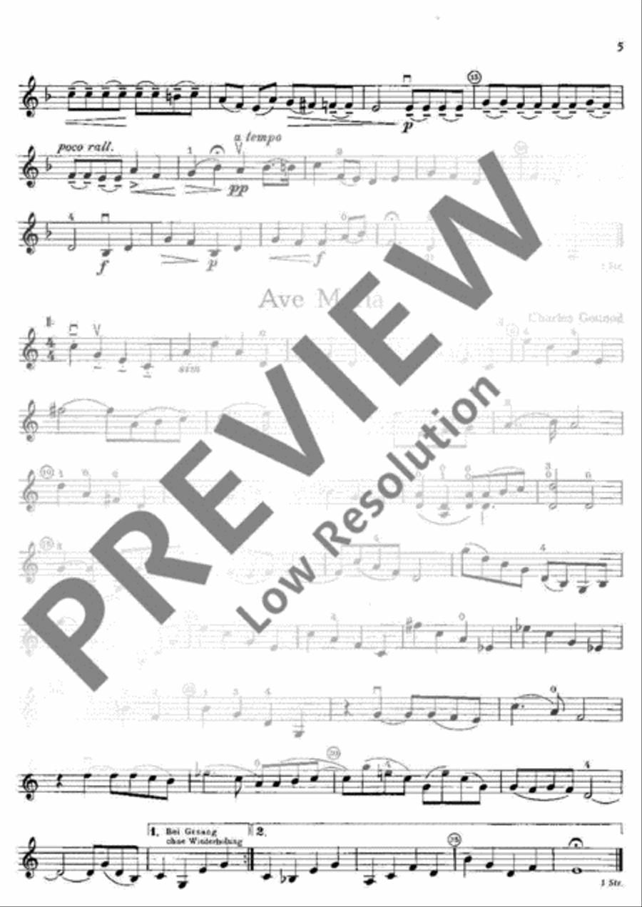 Musik zur Feier Violin scores gallery preview page 6