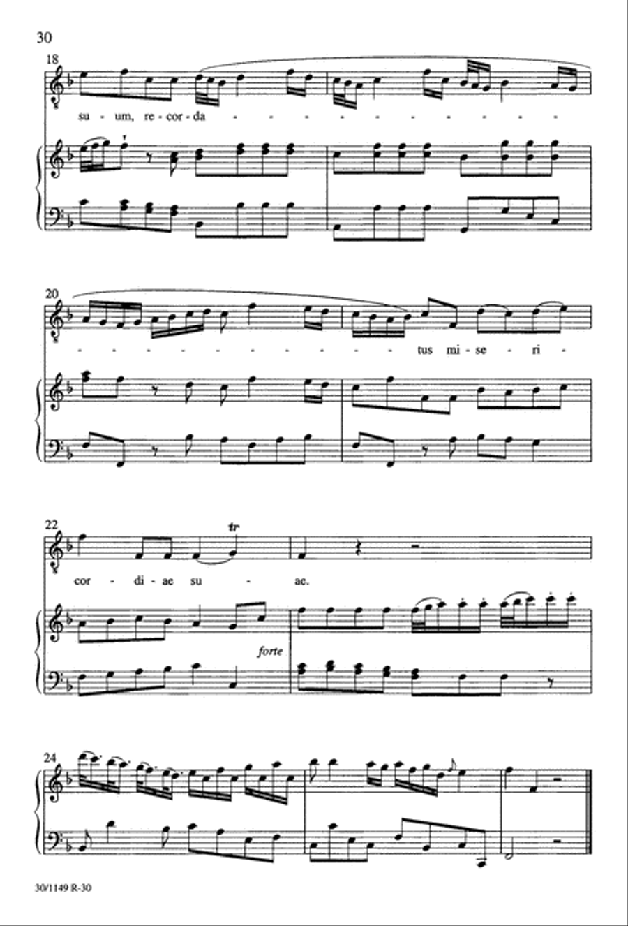 Magnificat in F - Choral Score 4-Part scores gallery preview page 40