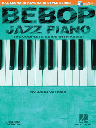 Book cover for Bebop Jazz Piano – The Complete Guide