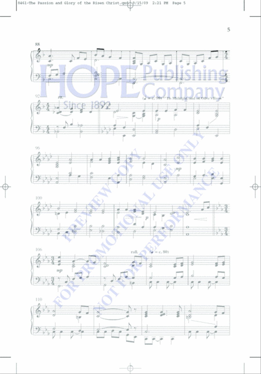 The Passion and Glory of the Risen Christ The Passion and Glory of the Risen Christ Choir scores gallery preview page 13