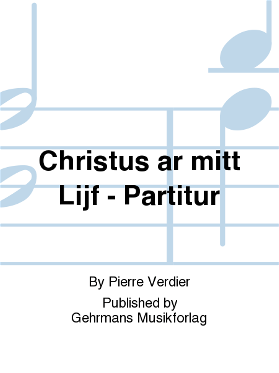 Christus ar mitt Lijf - Partitur Soprano Voice scores gallery preview page 1