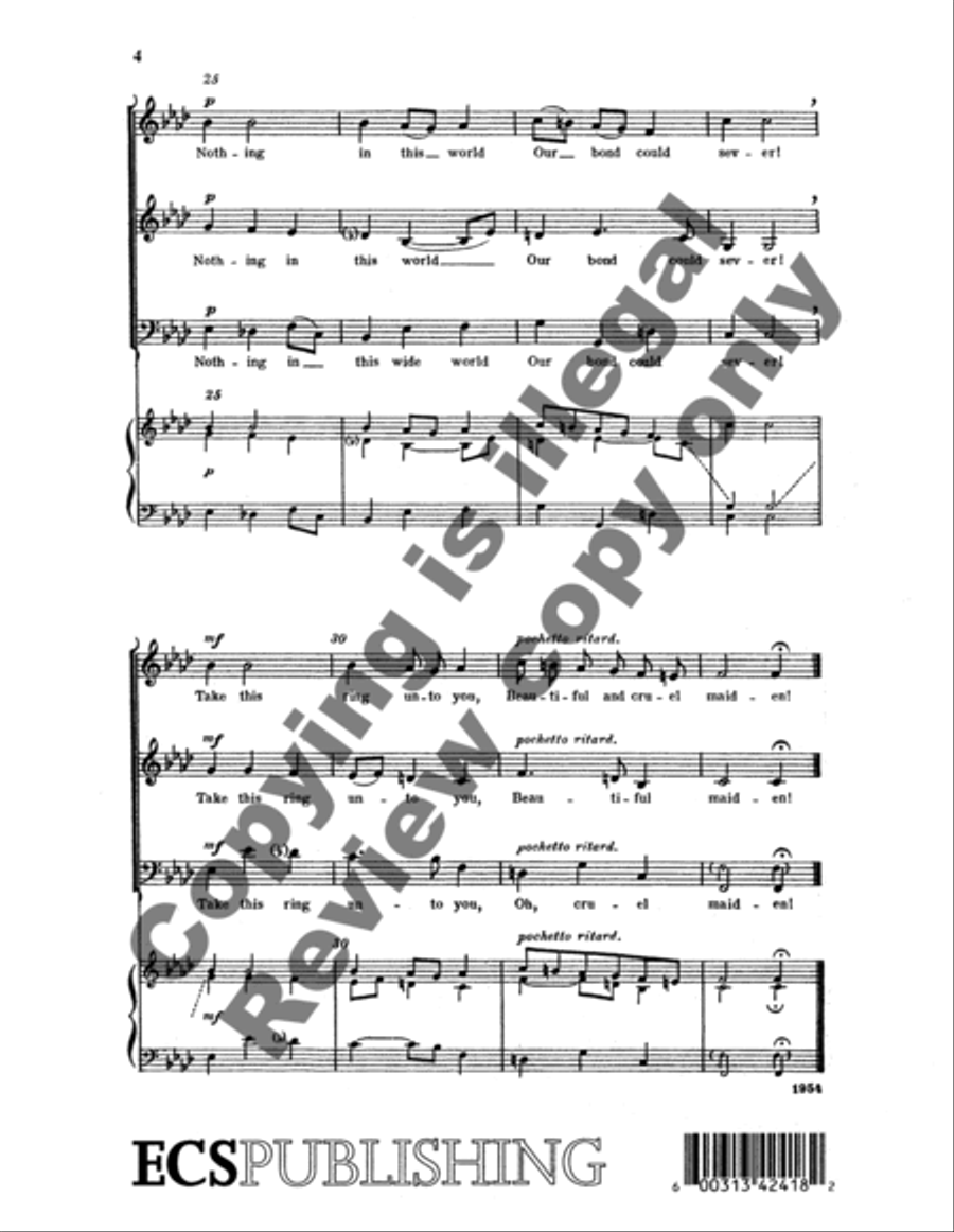 Among the Maidens 3-Part scores gallery preview page 6