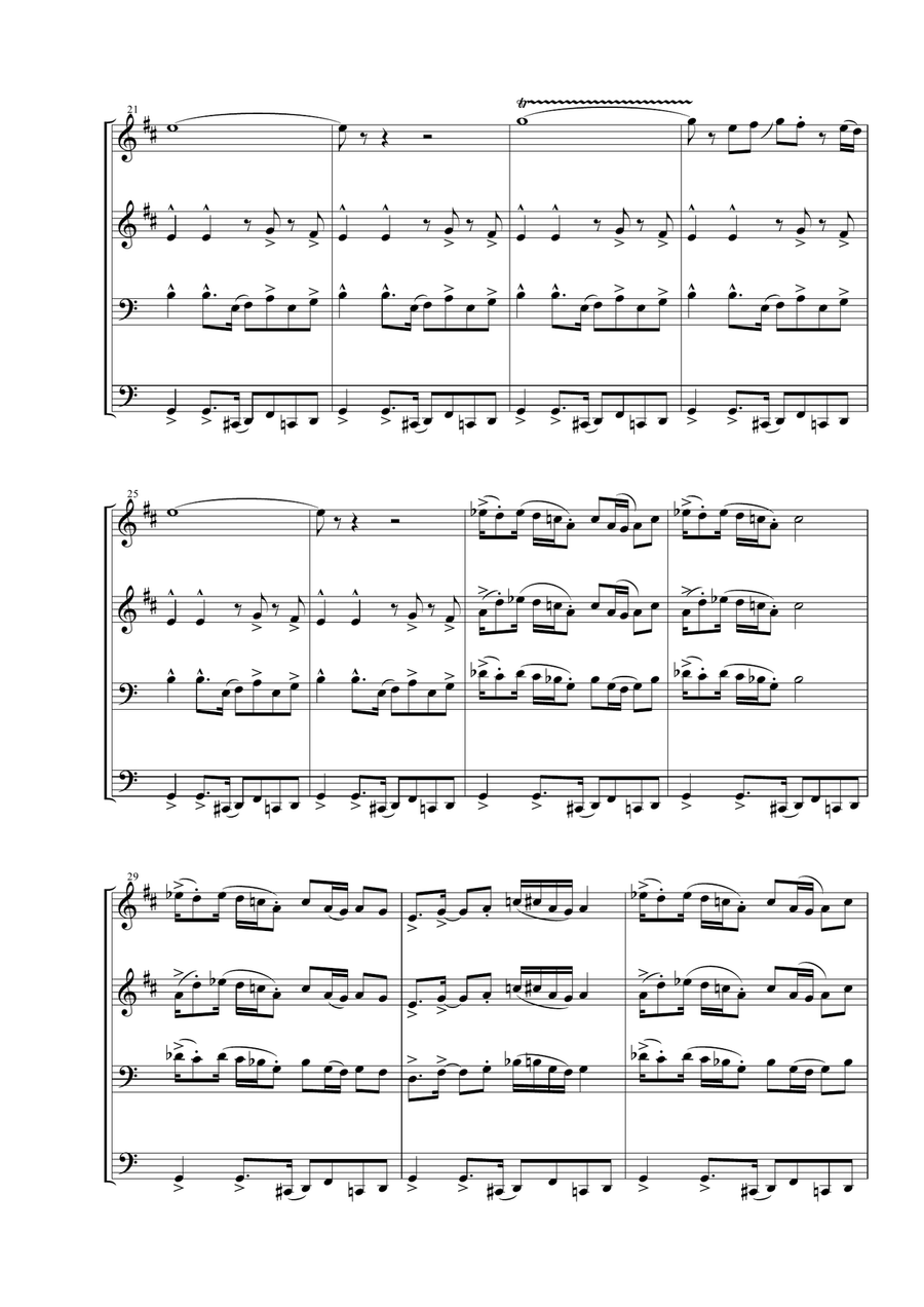 Soul Finger Brass Ensemble scores gallery preview page 5