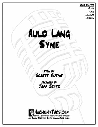 Book cover for Auld Lang Syne (Wind Quartet)