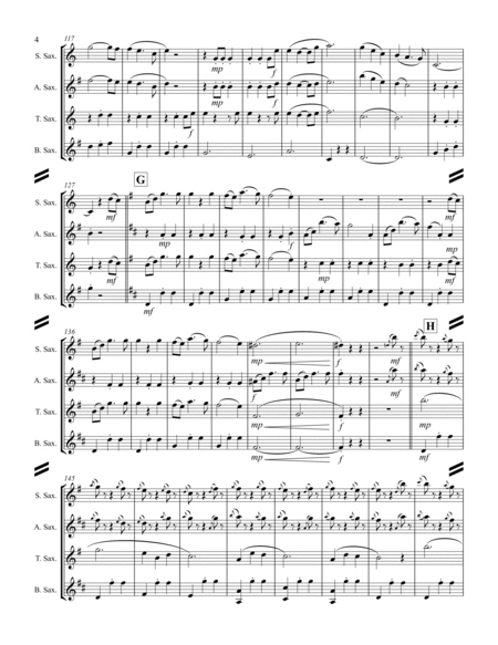 Tales From the Vienna Woods (for Saxophone Quartet SATB) image number null