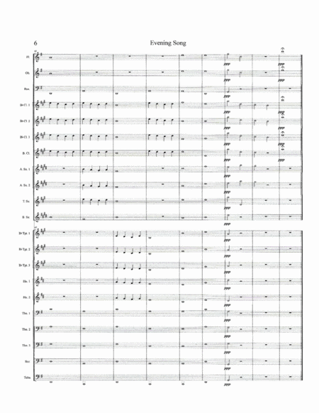 Evening Song--Concert Band Set image number null