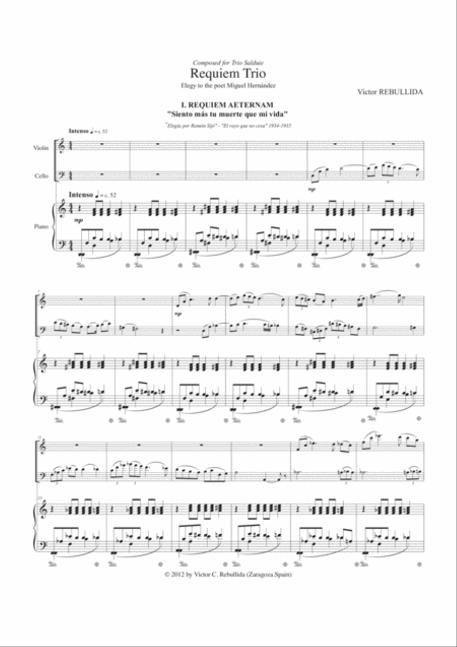 Requiem Trio Piano Trio scores gallery preview page 3