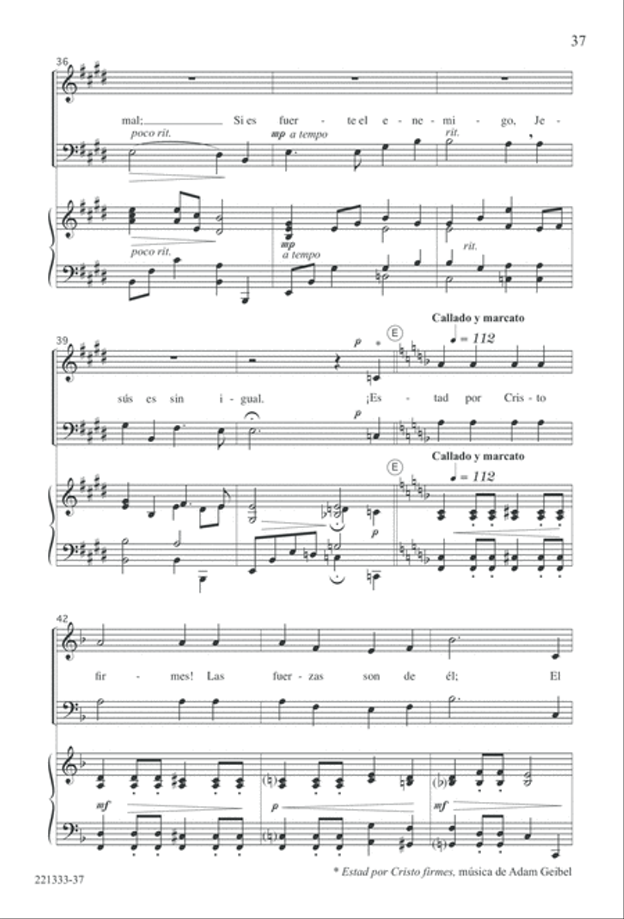 Siervos de Jesus Siervos de Jesus 4-Part scores gallery preview page 41