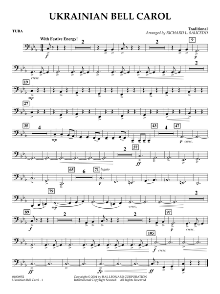 Ukrainian Bell Carol (arr. Richard L. Saucedo) - Tuba