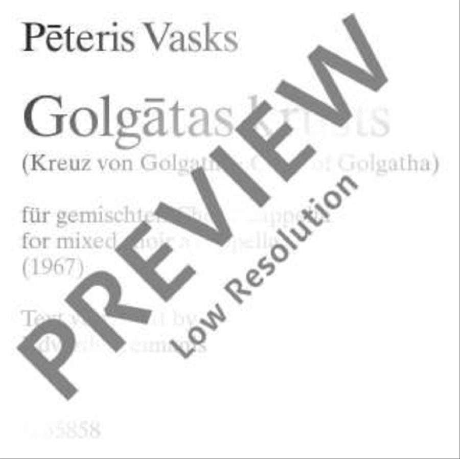 Golgātas krusts Golgātas krusts A Cappella scores gallery preview page 2