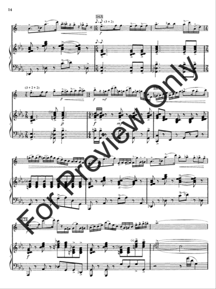 Fantasia For Alto Saxophone Alto Saxophone scores gallery preview page 18