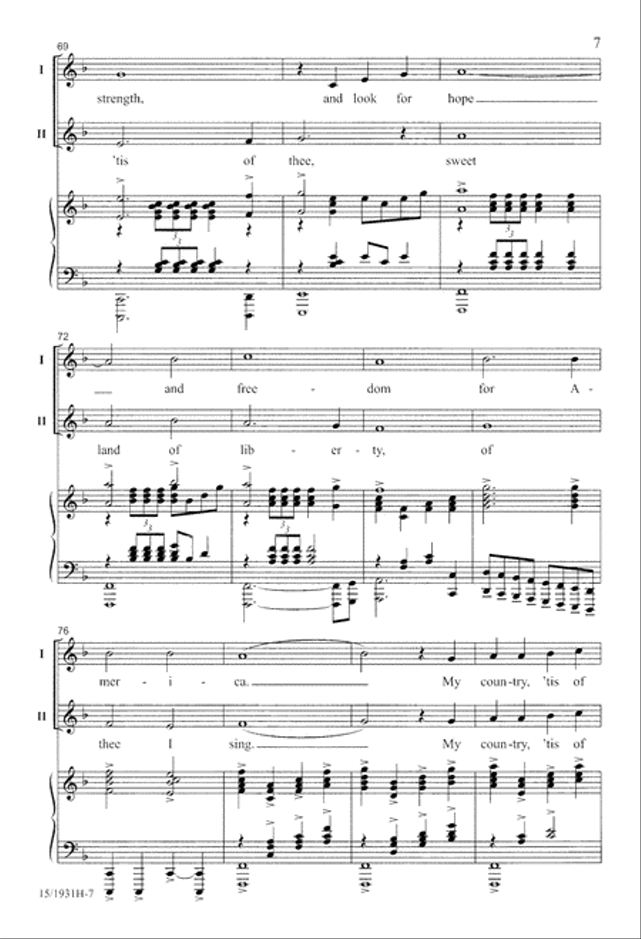 Sunrise Over America Sunrise Over America 2-Part scores gallery preview page 8