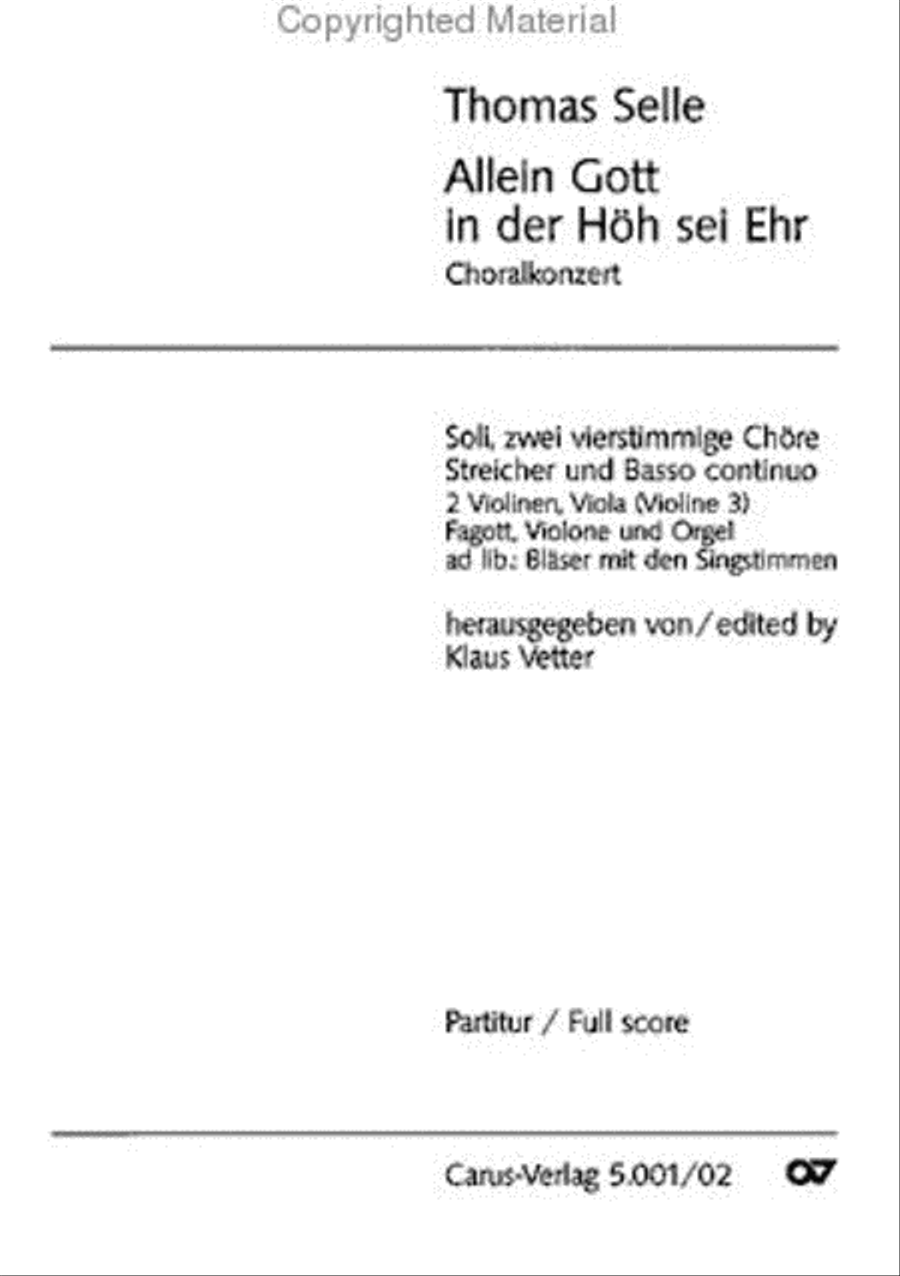 Allein Gott in der Hoh Allein Gott in der Hoh Choir scores gallery preview page 2