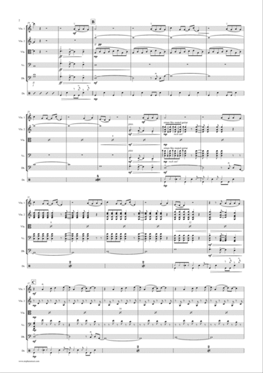 Blinding Lights Blinding Lights Small Ensemble scores gallery preview page 2