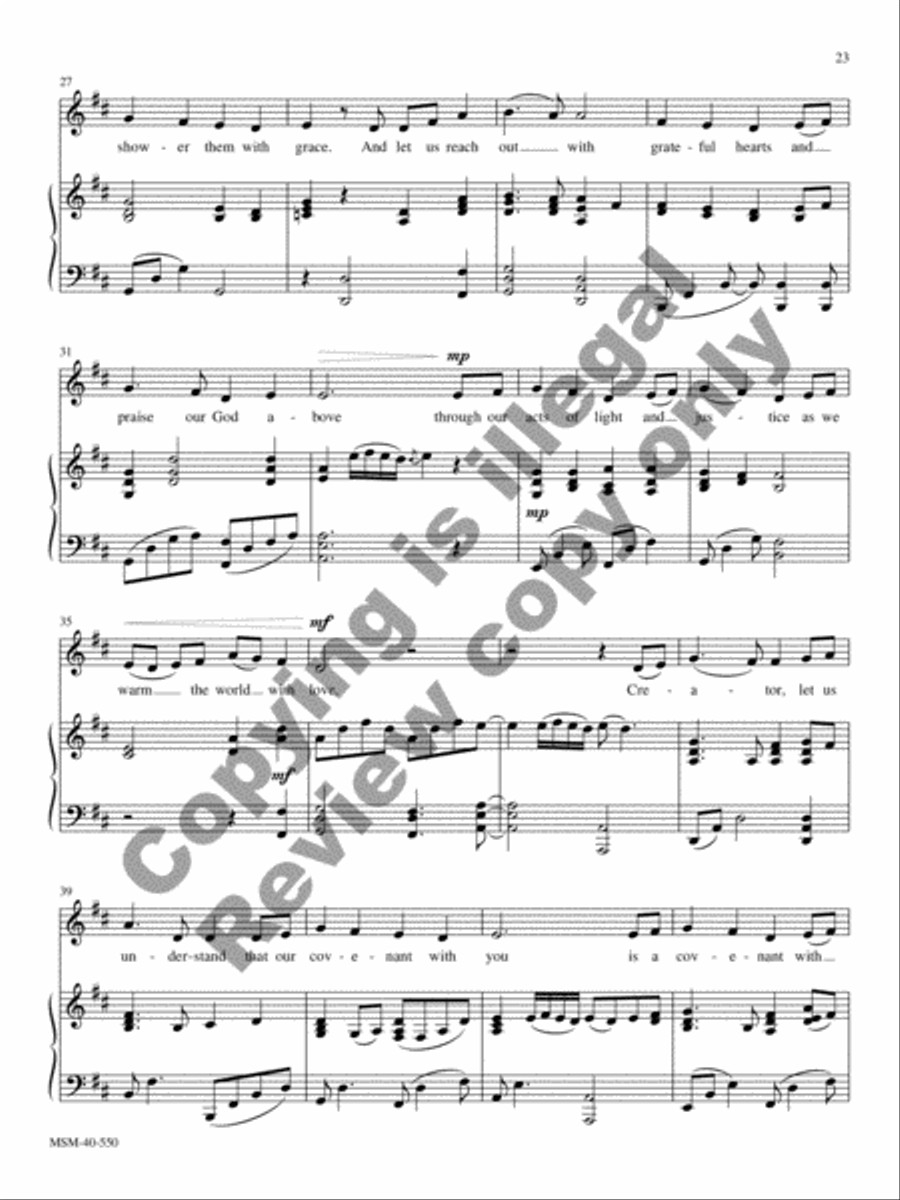 Sing Praise Voice Solo scores gallery preview page 15