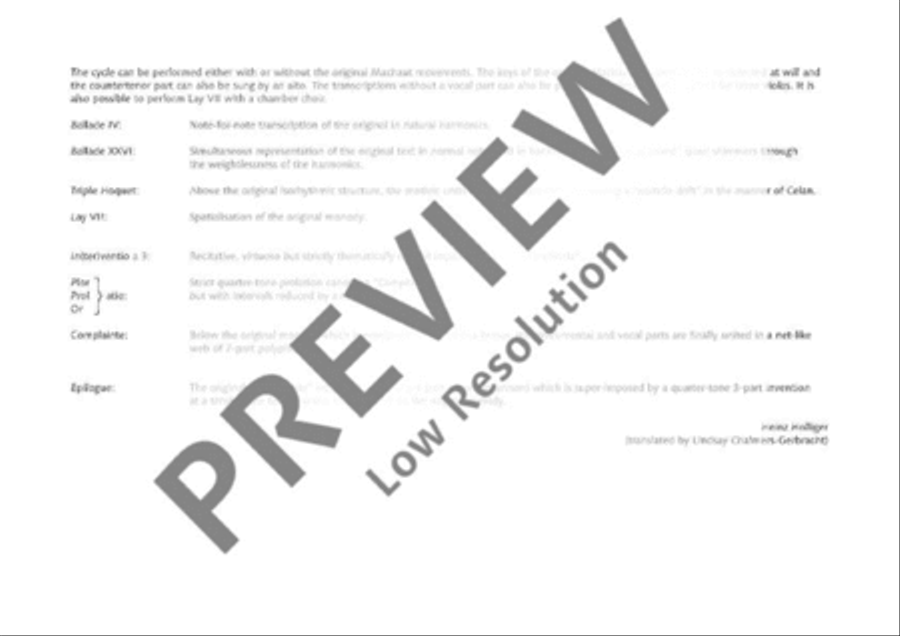 Machaut Transcriptions Voice scores gallery preview page 5