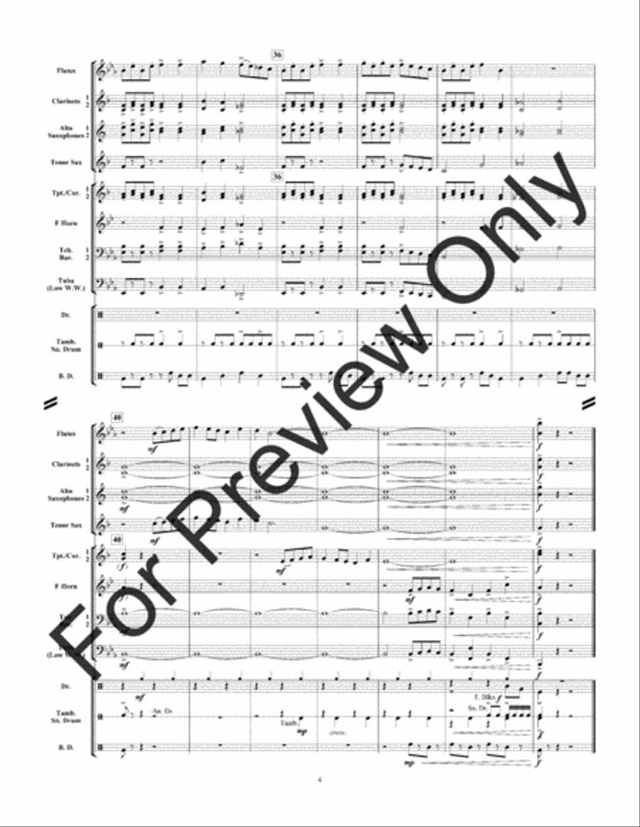 Gypsydance Gypsydance Concert Band scores gallery preview page 7
