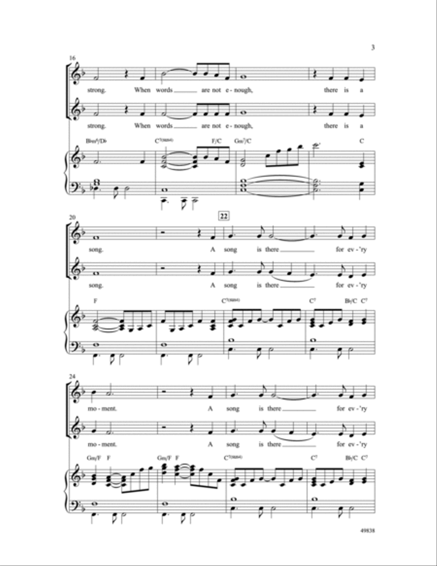 When Words Are Not Enough Choir scores gallery preview page 3