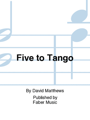 Book cover for Five to Tango