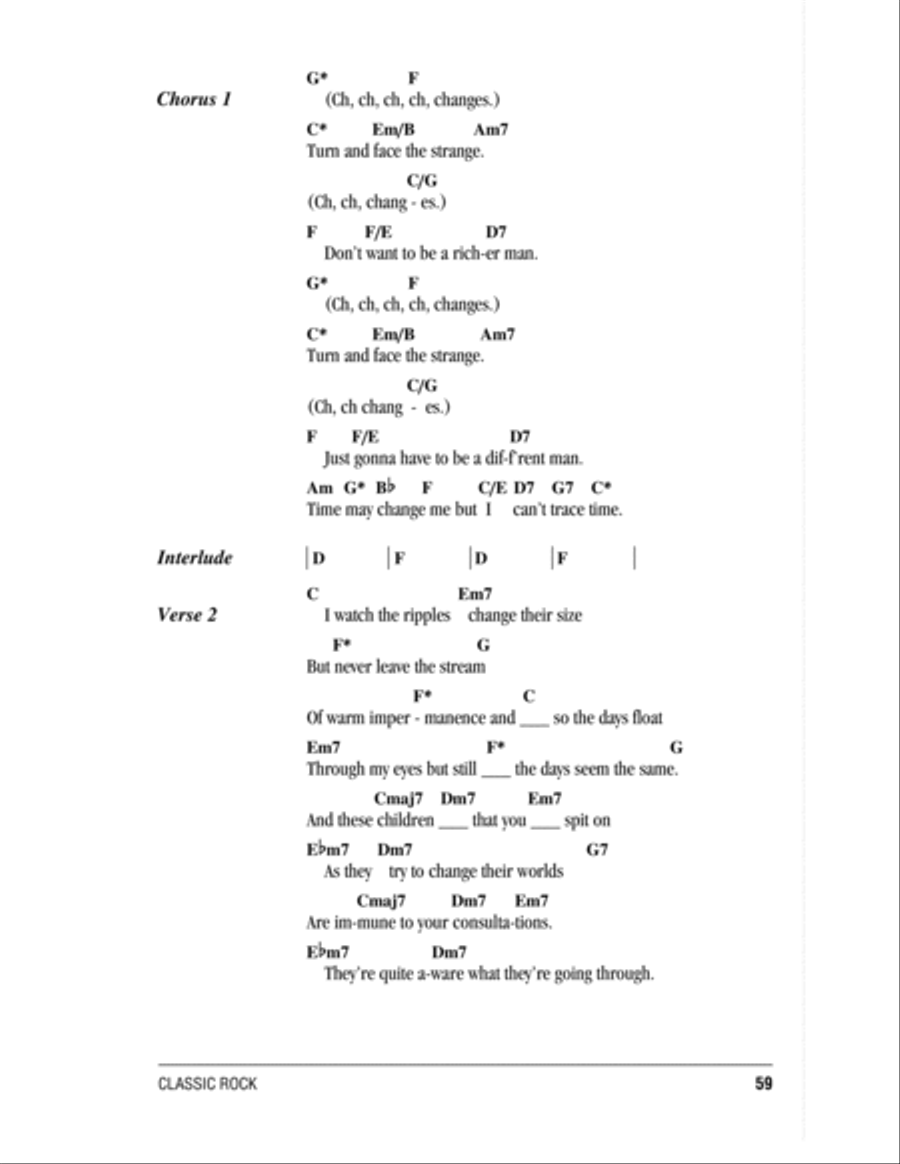 Changes Acoustic Guitar scores gallery preview page 2