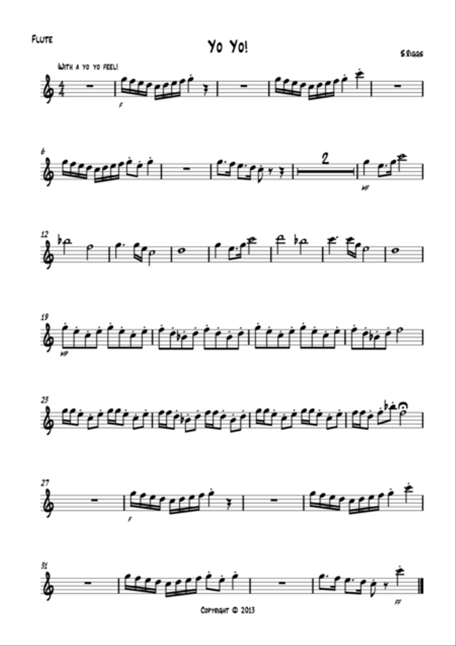Yo Yo! Woodwind Duet scores gallery preview page 1