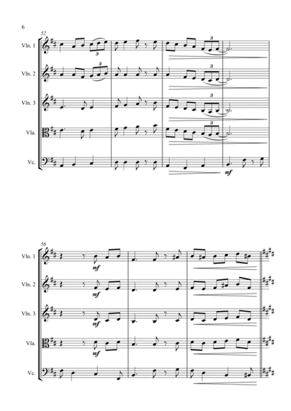 Jazz Carol Collection for String Quartet - Set Seven image number null