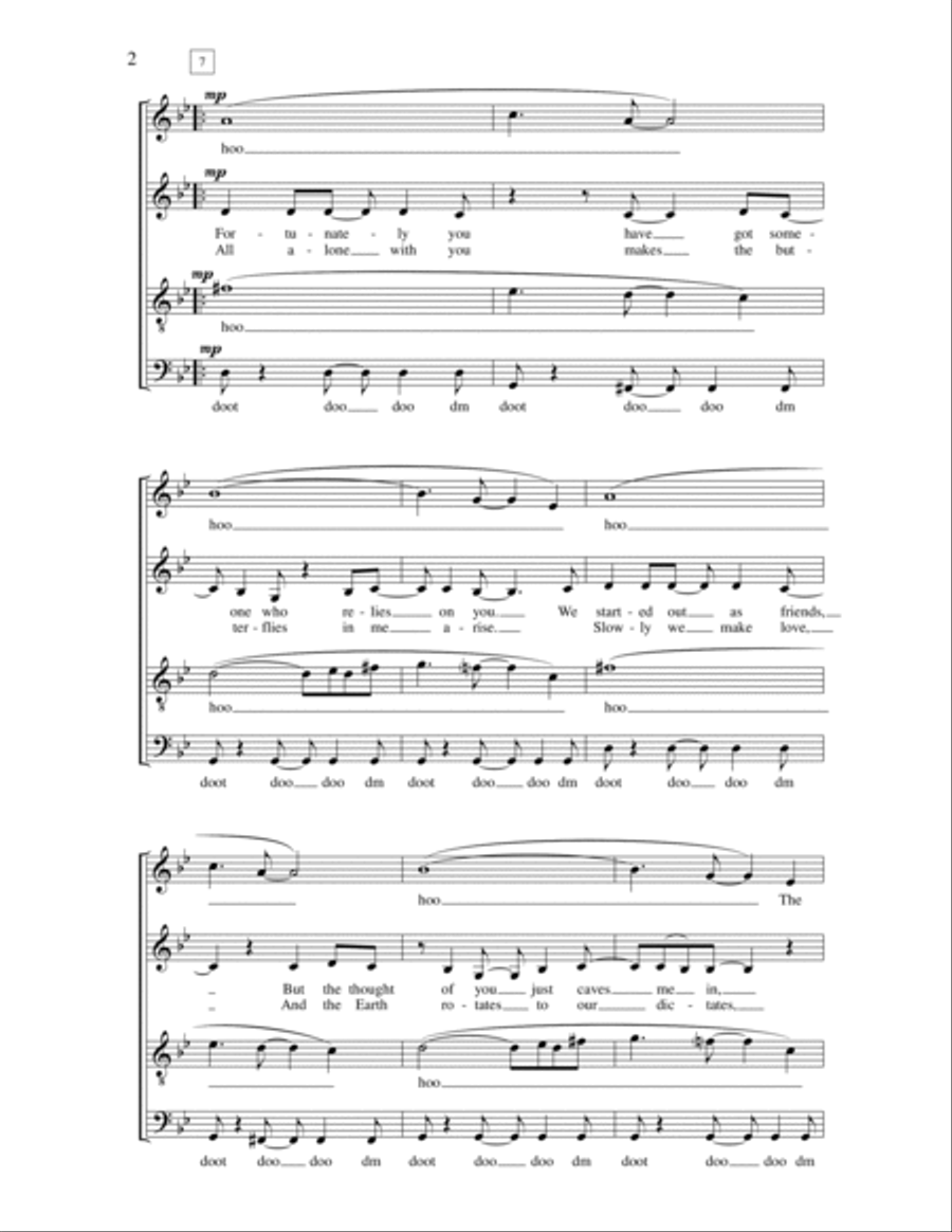 Sign Your Name 4-Part scores gallery preview page 2