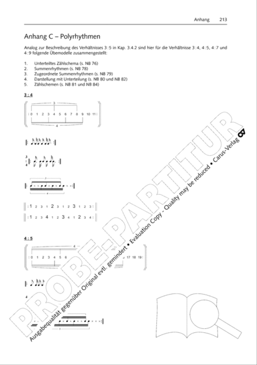 Orgelschule zur historischen Auffuhrungspraxis Organ Solo scores gallery preview page 214