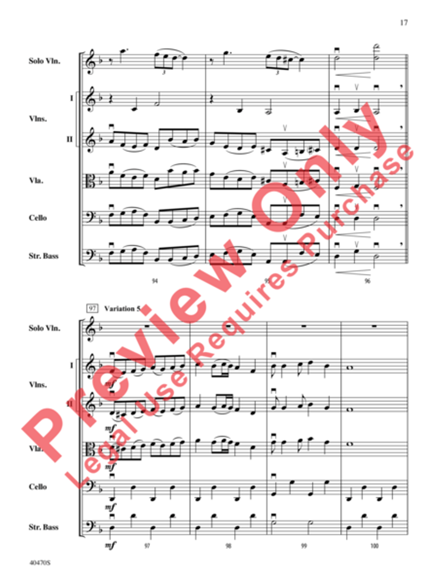 Hungarian Variations Hungarian Variations String Orchestra scores gallery preview page 18