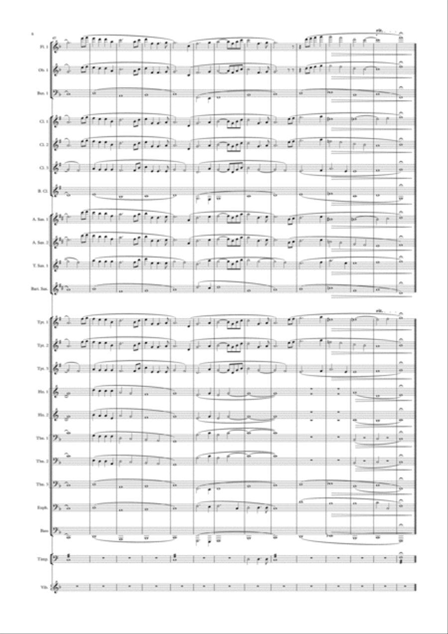 Riposa in Pace by Jannes Jacobs Concert Band scores gallery preview page 6