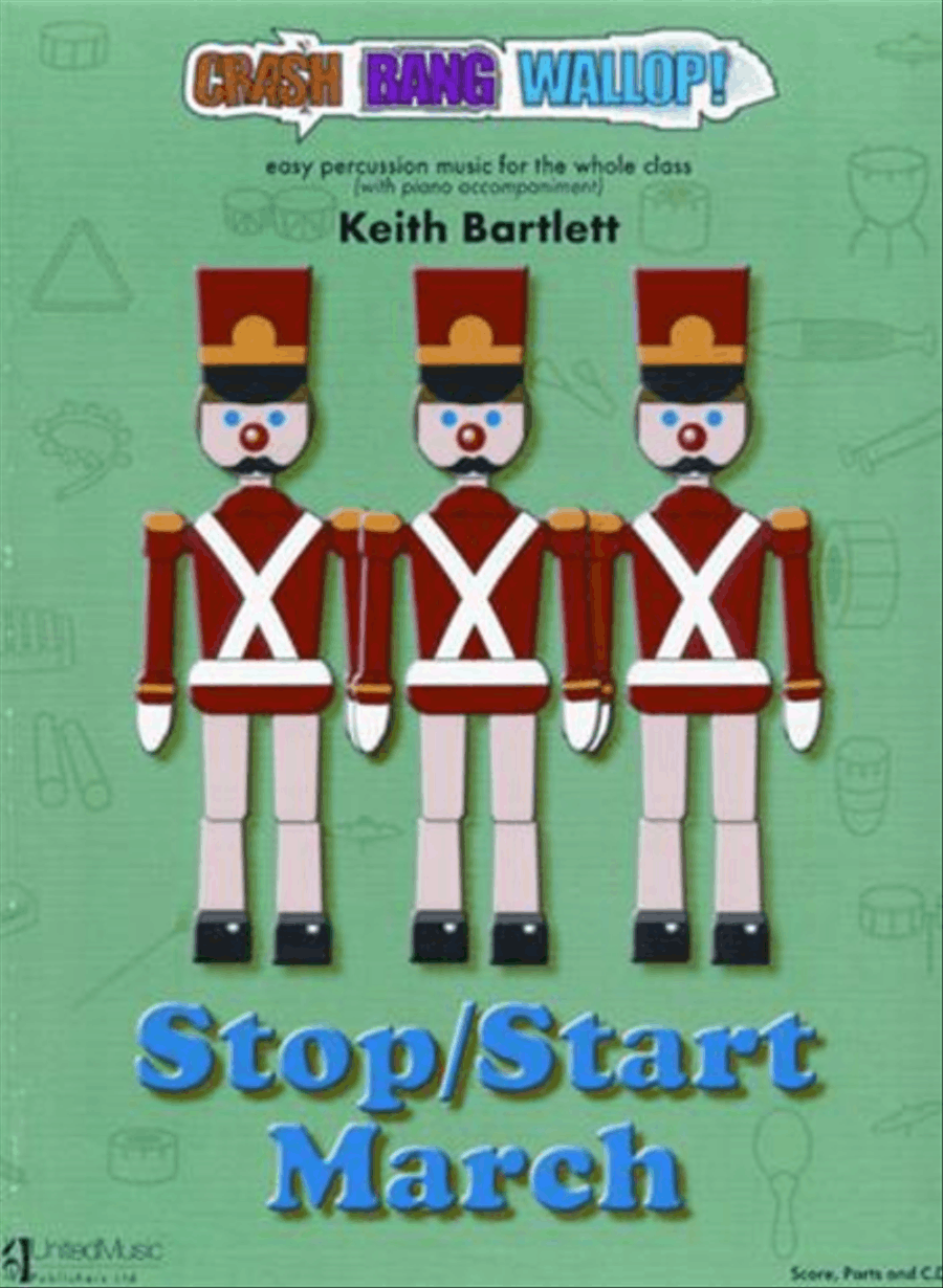 Stop/Start March Piano Accompaniment scores gallery preview page 1