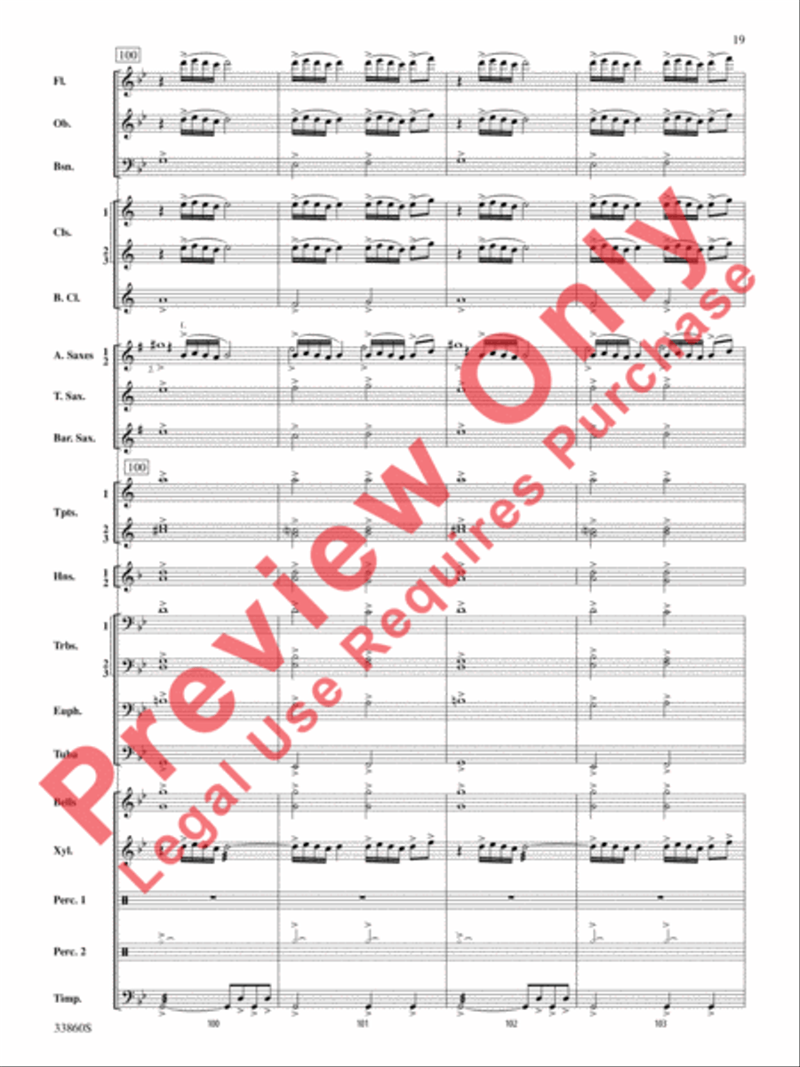 Critical Mass Concert Band scores gallery preview page 20