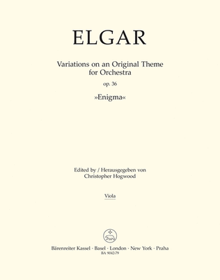 Variations on an Original Theme for Orchestra op. 36 'Enigma'