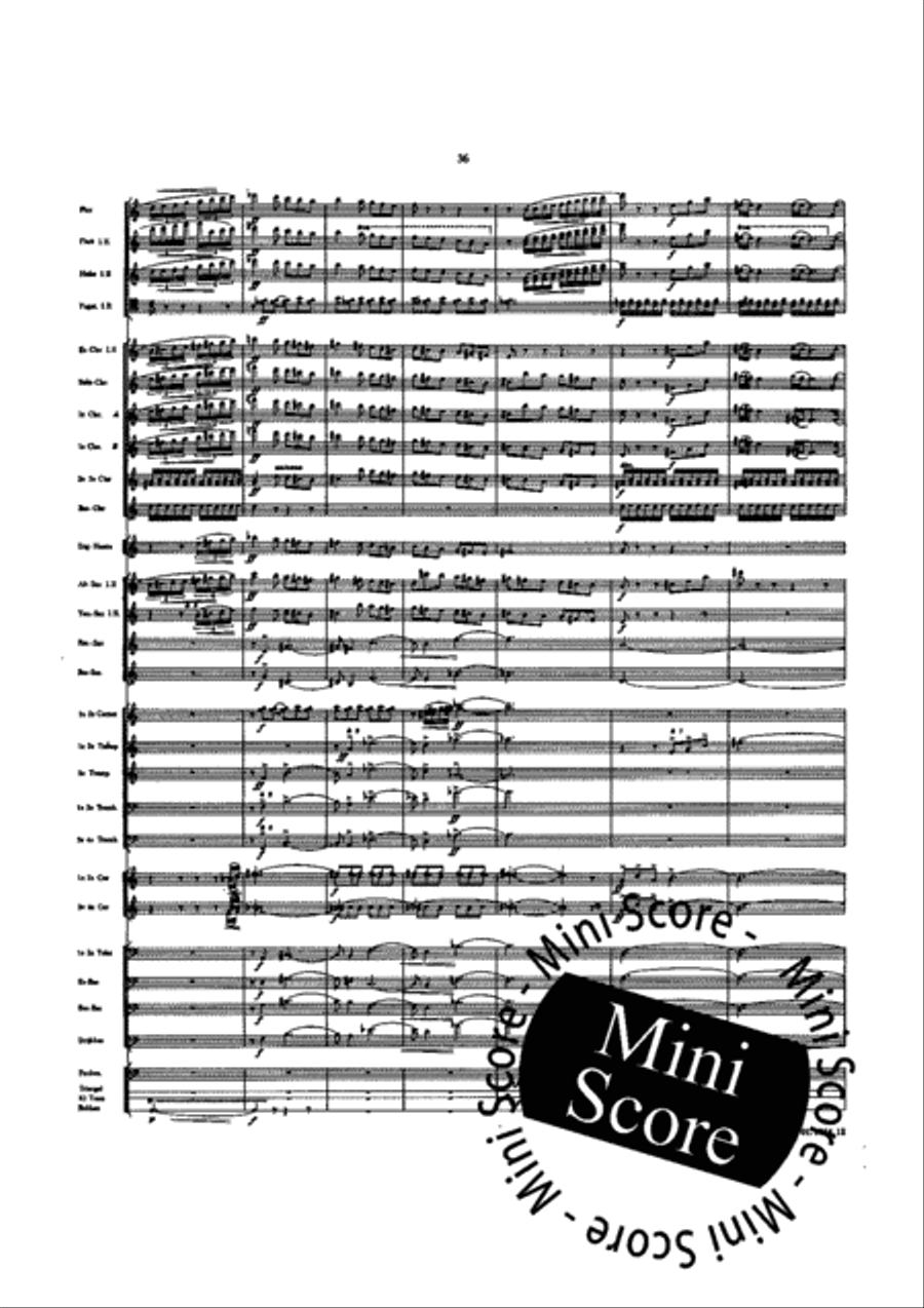 Symphonie pour Orchestre d'Harmonie Concert Band scores gallery preview page 42