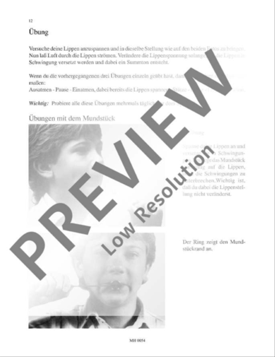 Meine erste Trompetenschule Cornet scores gallery preview page 13