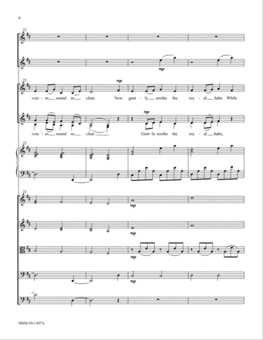 Still, Still, Still Choir scores gallery preview page 6